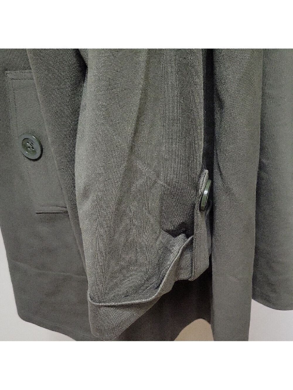 Christian Siriano Green Utility Jacket Hood 1X - Picture 4 of 7